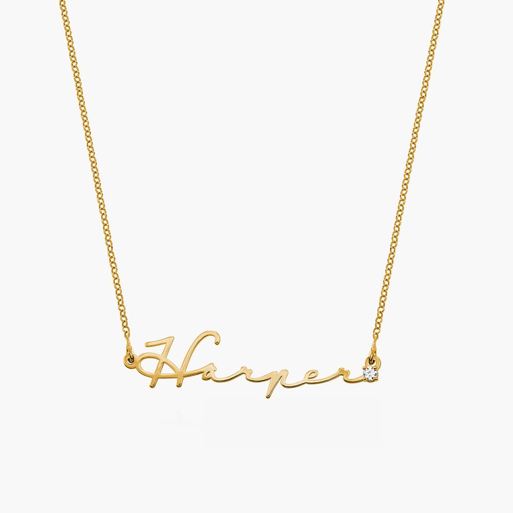 Women Fashion Names - Collana con nome con diamanti-gioielli con