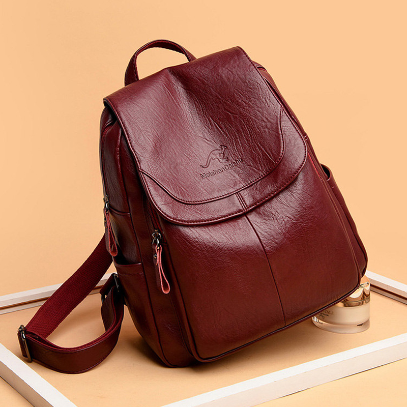 Women Fashion Online - Zaini in morbida pelle da donna