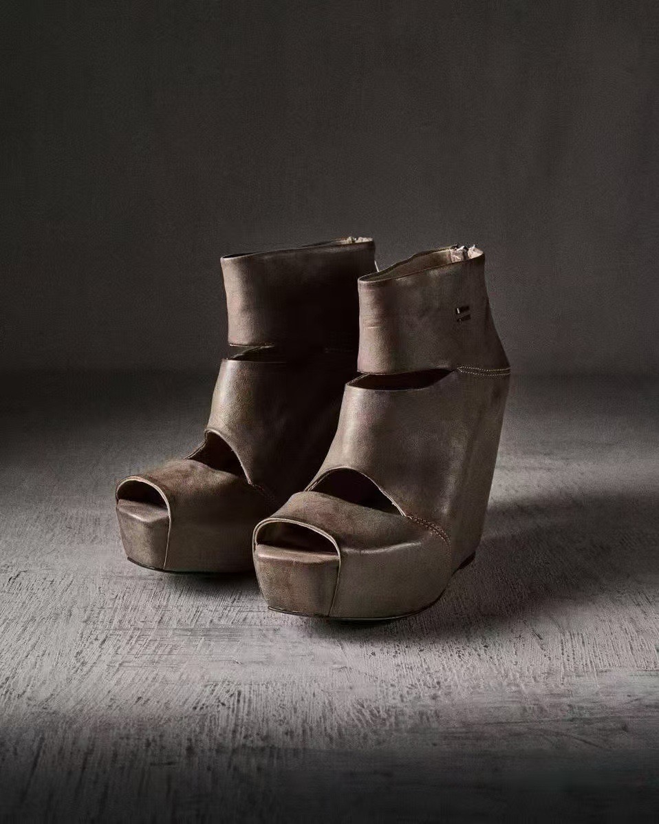 Women'S Fashion Leather Boots - Nuovi Sandali Estivi da Donna in