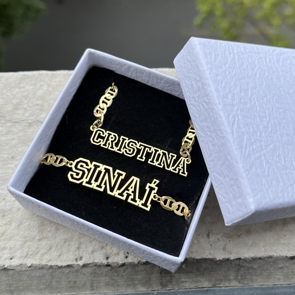 Women Fashion Names - DUOYING collana vuota con nome personalizzato