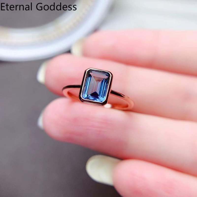 Women'S Fashion London - 925 Sterling Silver 5*7mm Naturale Londra