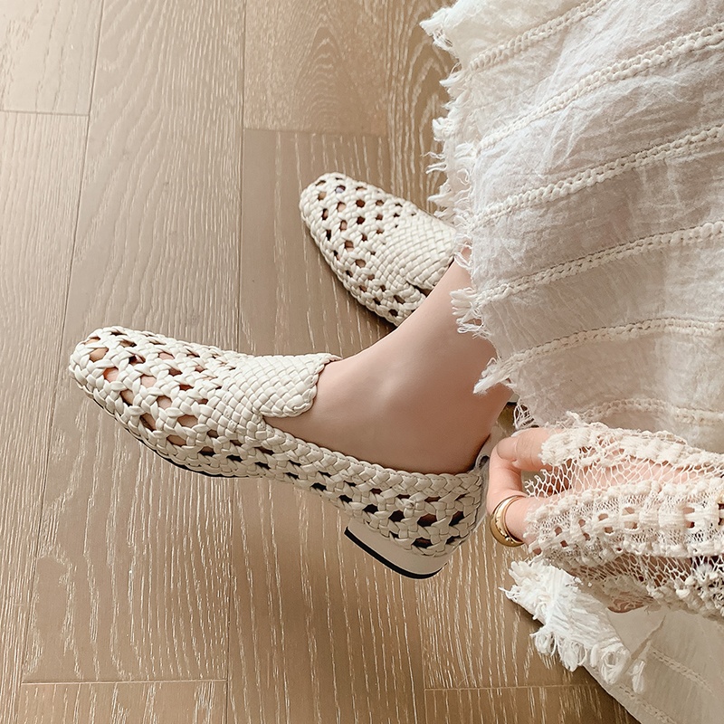 Sale Fashion Women - Sandali Donna in Vera Pelle Intrecciata