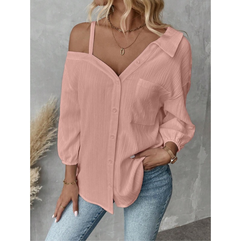 Asymmetric Top Women - Taglie forti1XL-5XL Camicette da donna Top