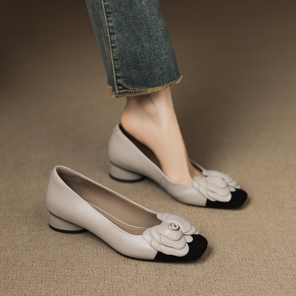 Scarpe singole con fiori alla  - Women'S Fashion Walking Shoes recensione e prezzo