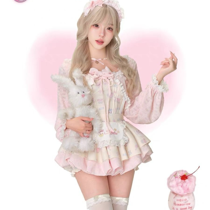 Set da 3 pezzi stile dolce Lol - Women'S Fashion Knitwear recensione e prezzo