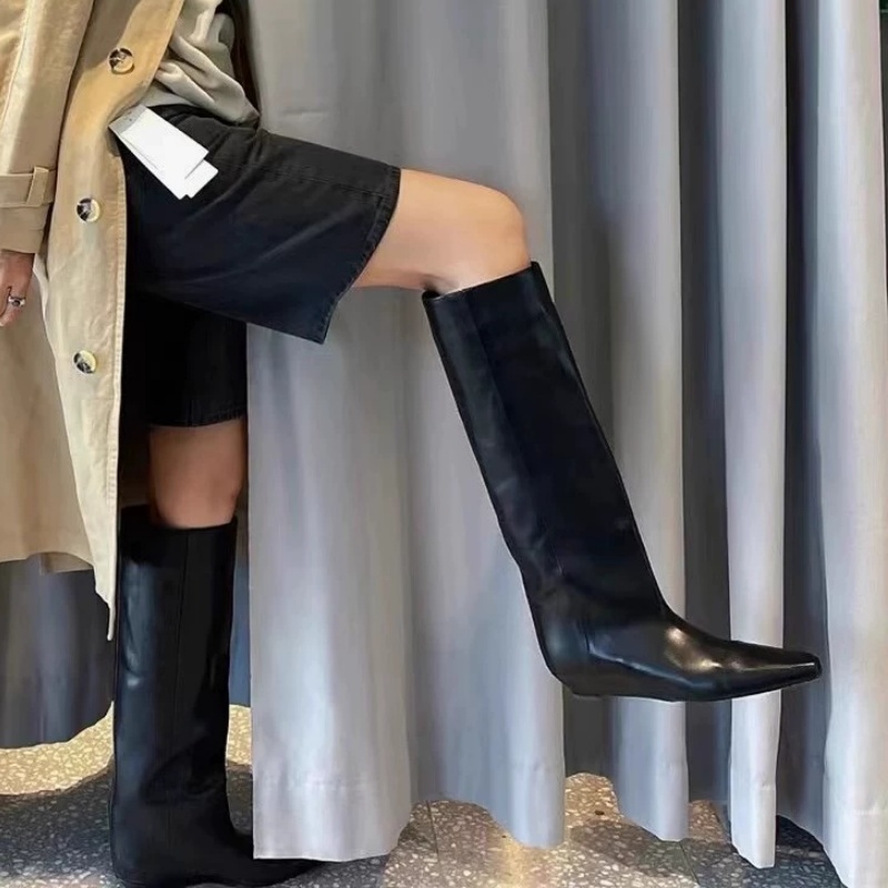 Stivali alti al ginocchio da d - Women'S Fashion Leather Boots recensione e prezzo
