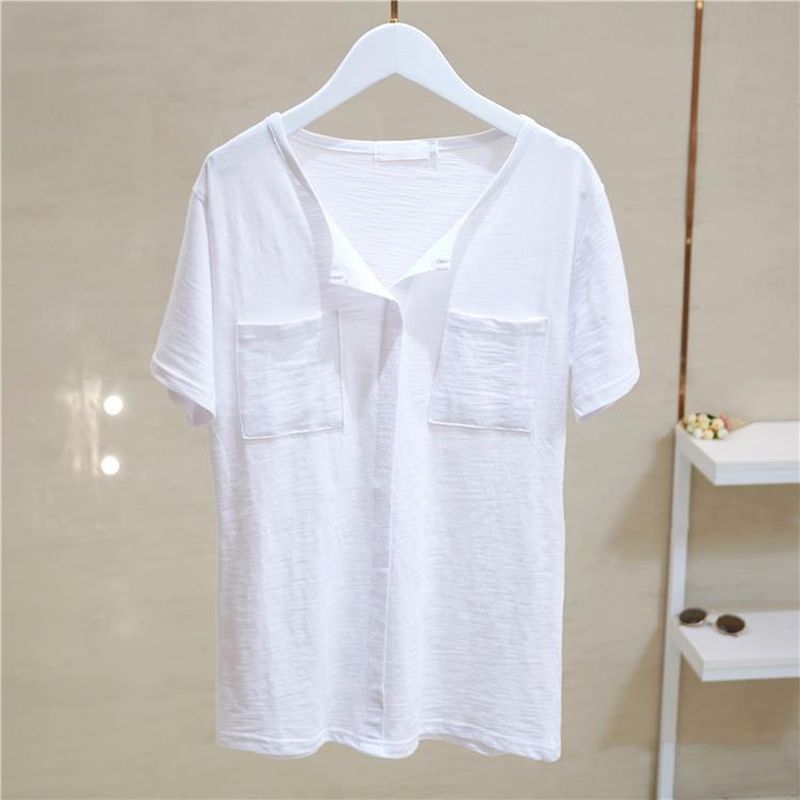 T-shirt in cotone slub di tend - Women'S Fashion Trends 2026 Spring Summer recensione e prezzo
