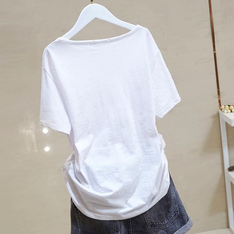 T-shirt in cotone slub di tend - Women'S Fashion Trends 2026 Spring Summer recensione e prezzo