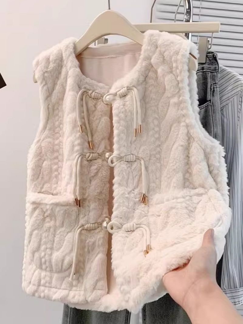 Gilet in peluche goffrato alla - Women'S Fashion Gilet recensione e prezzo