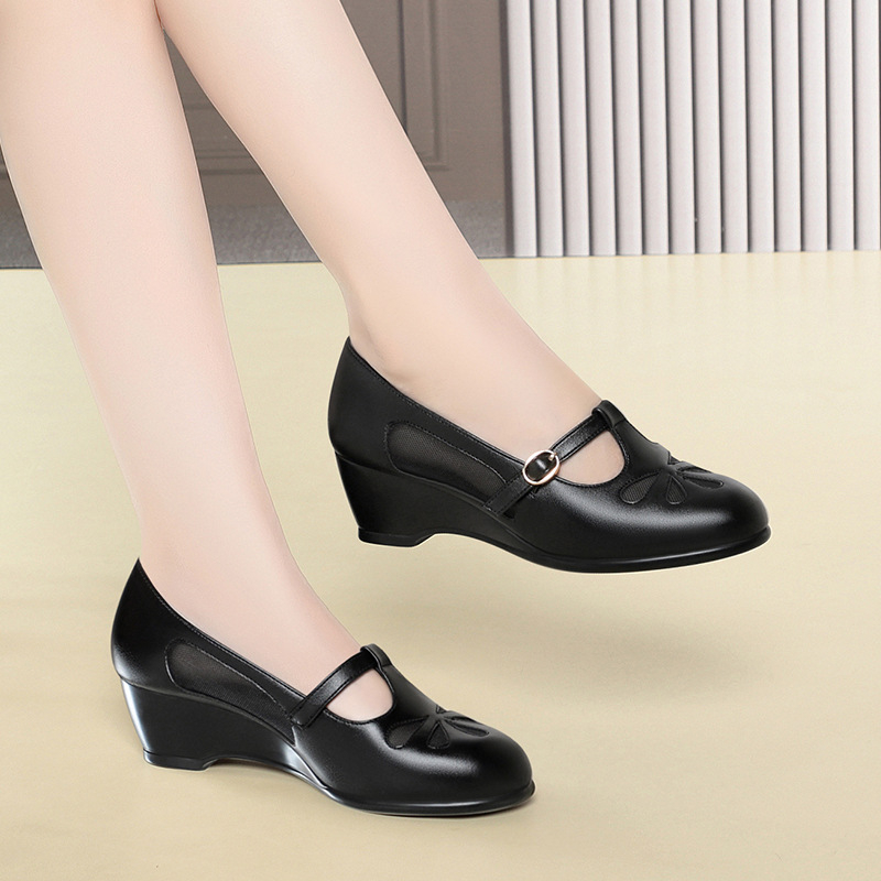 Scarpe Estive con Zeppa e Rete - Women'S Fashion Middle Ages recensione e prezzo