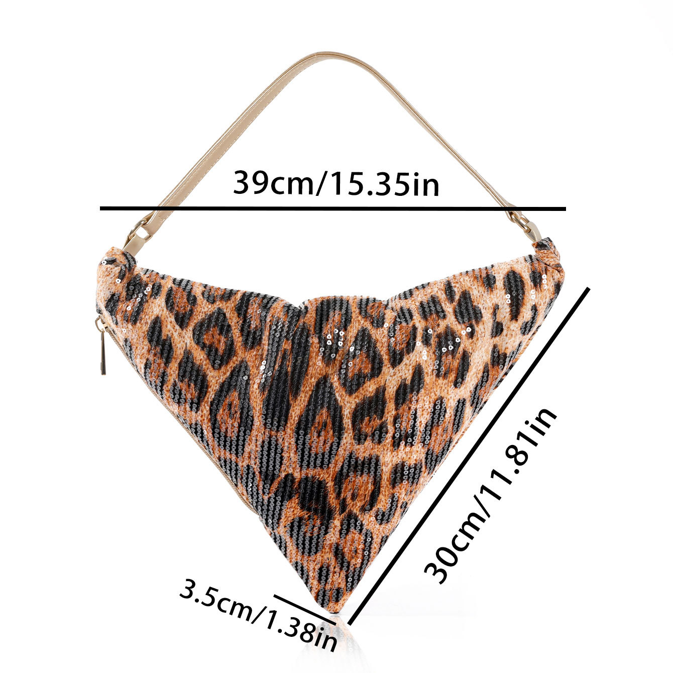Borsa a mezzaluna con stampa l - Women'S Fashion Trends 2026 Spring Summer recensione e prezzo