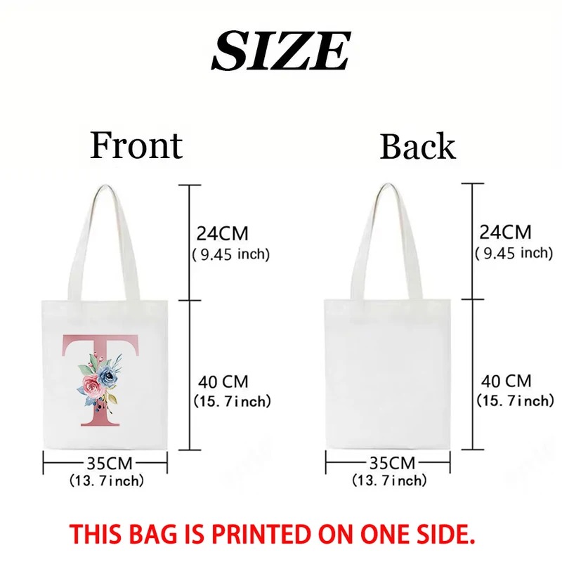 Borsa tote con grafica della T - Women'S Fashion London recensione e prezzo
