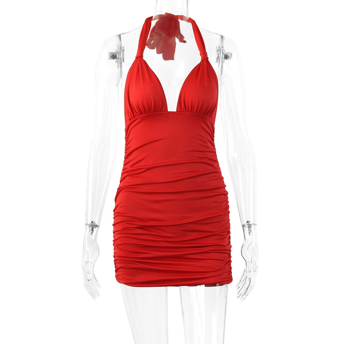 Abito estivo da donna con scol - Ruched Dress Mini recensione e prezzo