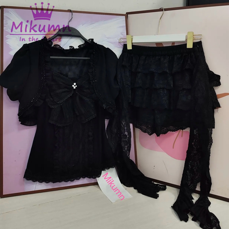 Mikumn Gothic Lolita Set 3 Pez - Women'S Fashion Knitwear recensione e prezzo