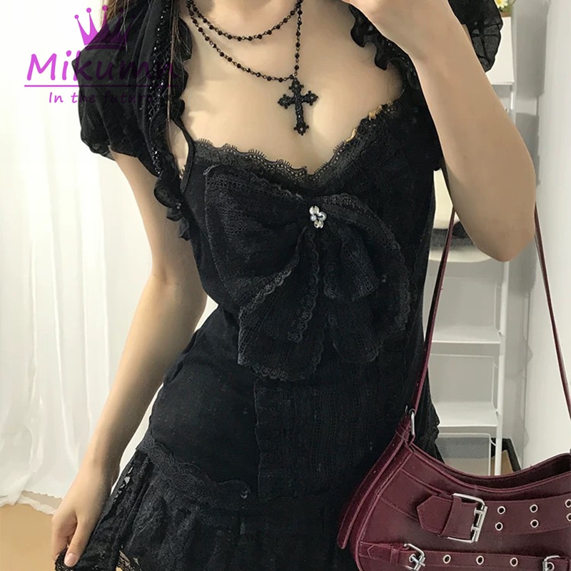 Mikumn Gothic Lolita Set 3 Pez - Women'S Fashion Knitwear recensione e prezzo