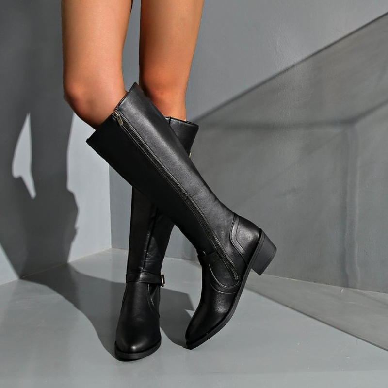 Stivali alti al ginocchio da d - Women'S Fashion Leather Boots recensione e prezzo