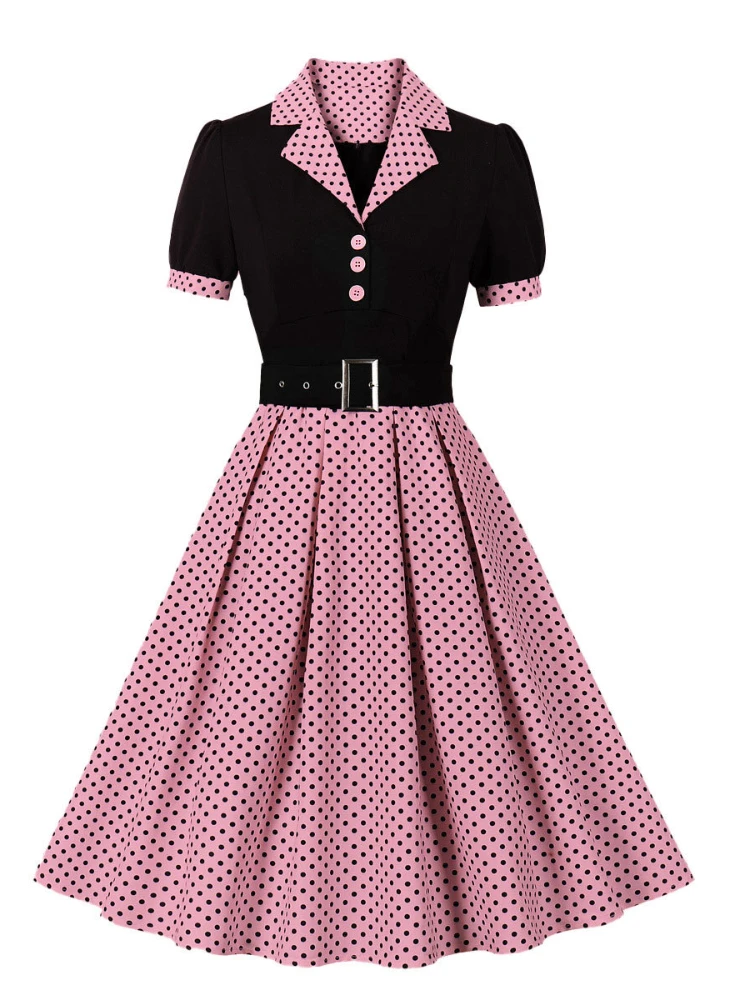 2024 New Fashion Polka Dot Vin - Women'S Fashion From The 60S recensione e prezzo