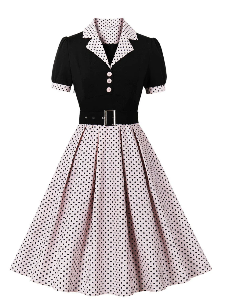 2024 New Fashion Polka Dot Vin - Women'S Fashion From The 60S recensione e prezzo