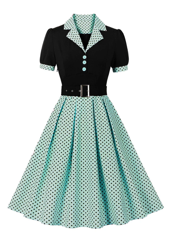 2024 New Fashion Polka Dot Vin - Women'S Fashion From The 60S recensione e prezzo