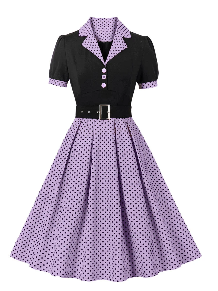 2024 New Fashion Polka Dot Vin - Women'S Fashion From The 60S recensione e prezzo