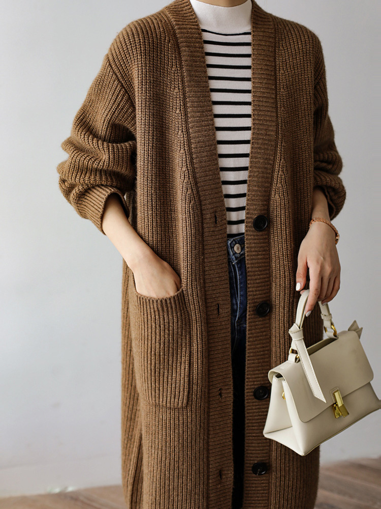 Cardigan Lungo Lavorato a Magl - Women'S Fashion Gilet recensione e prezzo