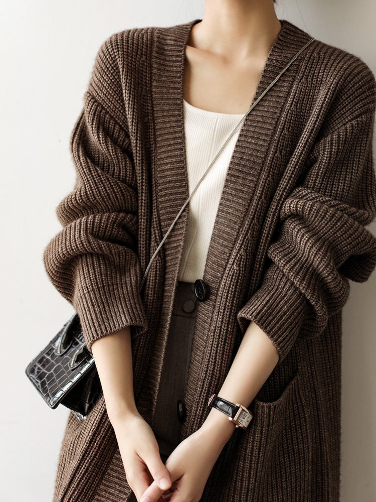 Cardigan Lungo Lavorato a Magl - Women'S Fashion Gilet recensione e prezzo