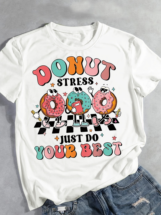 T-shirt con stampa Cartoon Don - Women'S Fashion Trends 2026 Spring Summer recensione e prezzo