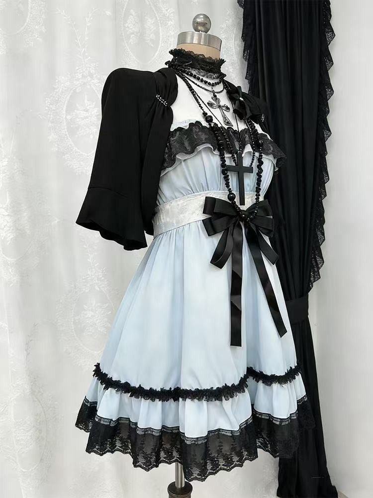 Set di 2 Pezzi Moda Gotica Pun - Ruched Dress Mini recensione e prezzo
