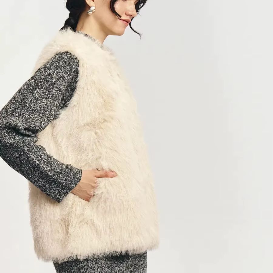 Gilet in pelliccia sintetica d - Women'S Fashion Gilet recensione e prezzo