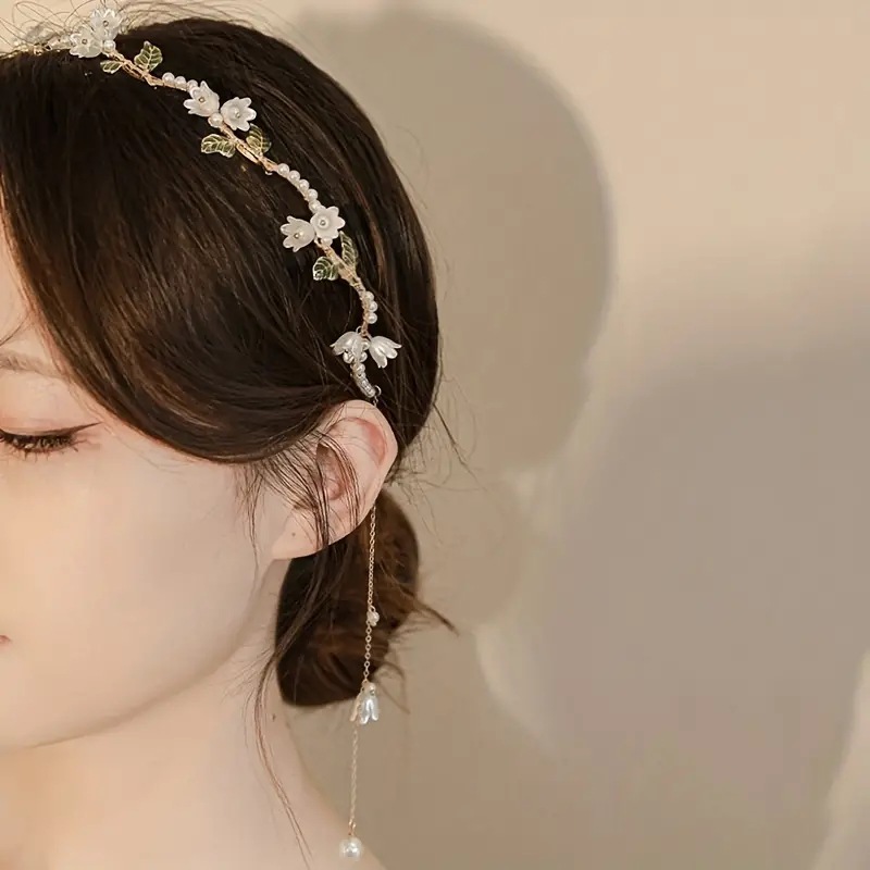 Fascia per capelli con perle a - Women Fashion Photoshoot recensione e prezzo