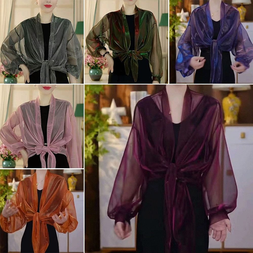 Moda sottile scialle in tulle  - Women'S Fashion Knitwear recensione e prezzo