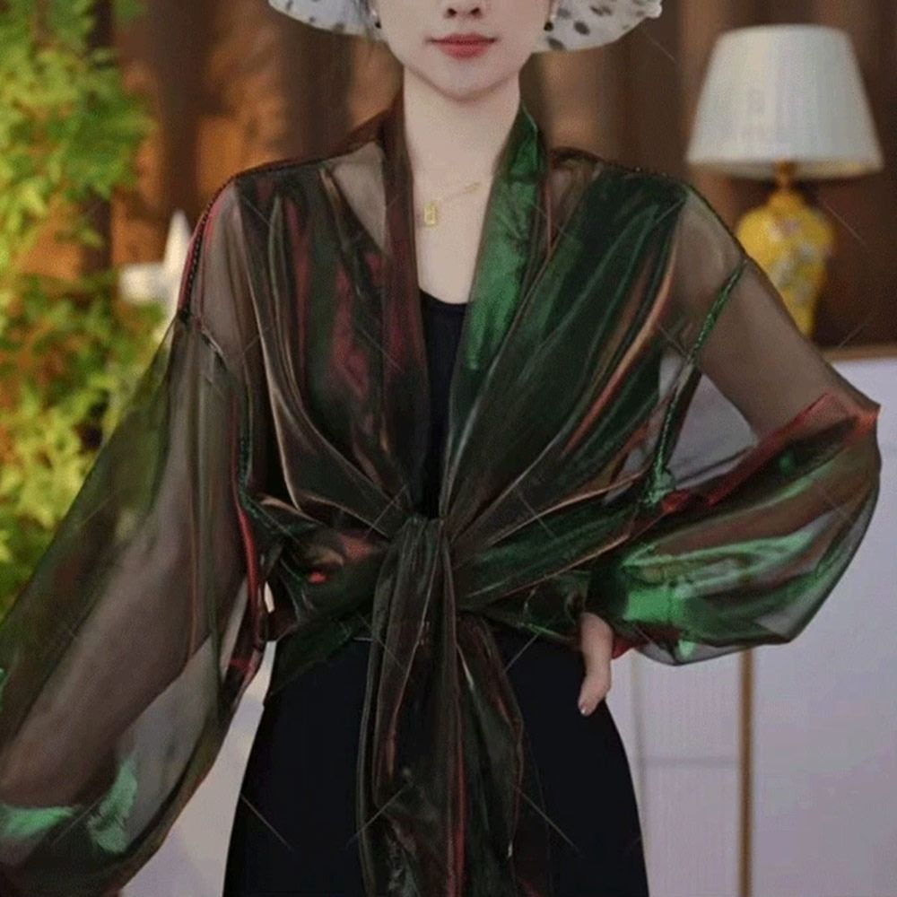 Moda sottile scialle in tulle  - Women'S Fashion Knitwear recensione e prezzo