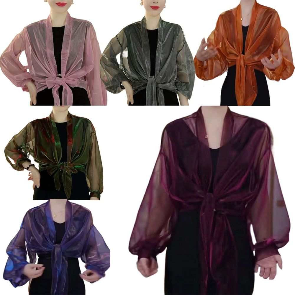 Moda sottile scialle in tulle  - Women'S Fashion Knitwear recensione e prezzo