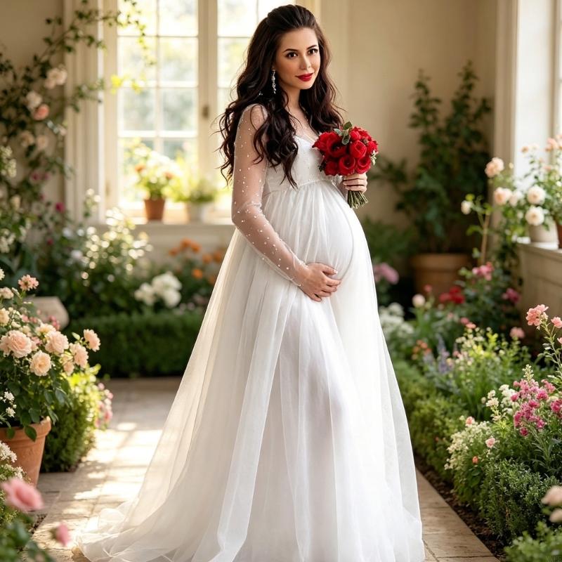 XXFE Elegante abito premaman c - Women Fashion Photoshoot recensione e prezzo