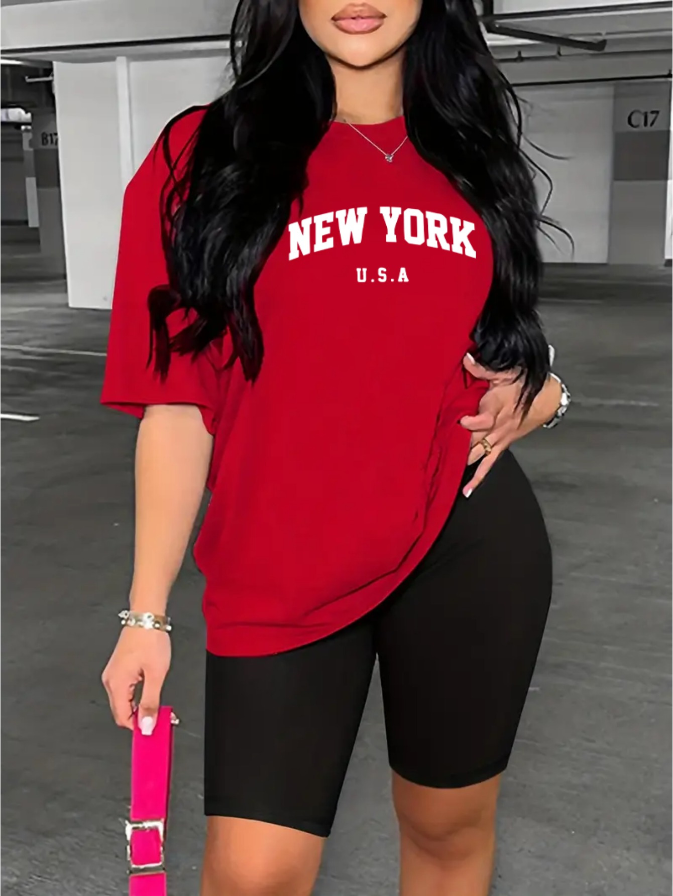 Maglietta con stampa New York  - Women Fashion Usa recensione e prezzo