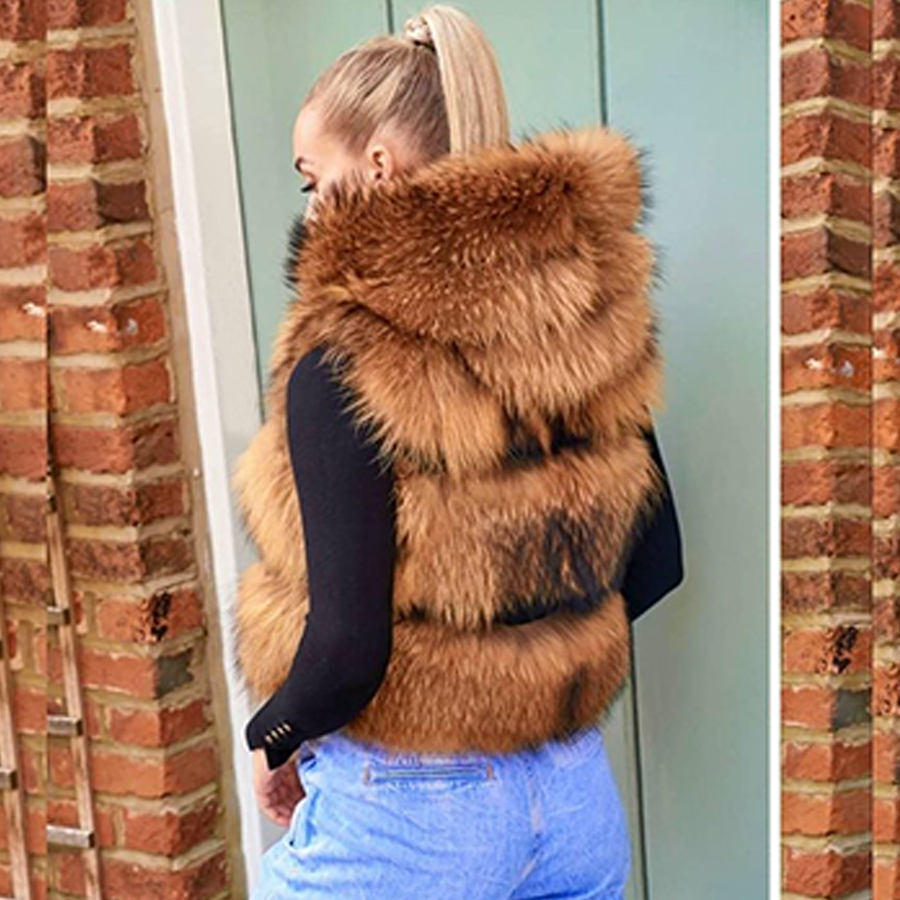 Gilet in vera pelliccia di pro - Women'S Fashion Gilet recensione e prezzo