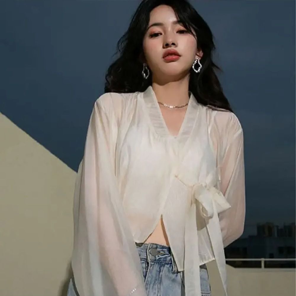 Cardigan Hanfu in Seta Ghiacci - Women'S Fashion Knitwear recensione e prezzo