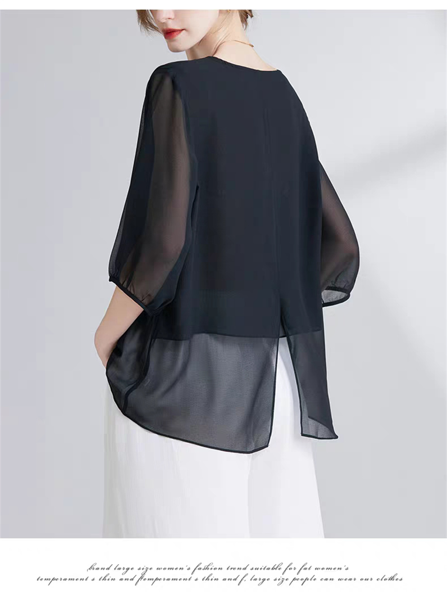 Top da Donna in Chiffon Stile  - Asymmetric Top Women recensione e prezzo