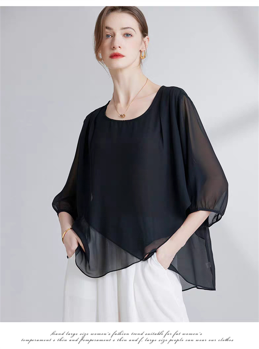 Top da Donna in Chiffon Stile  - Asymmetric Top Women recensione e prezzo