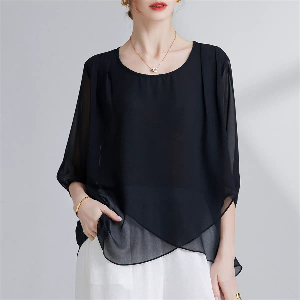 Top da Donna in Chiffon Stile  - Asymmetric Top Women recensione e prezzo