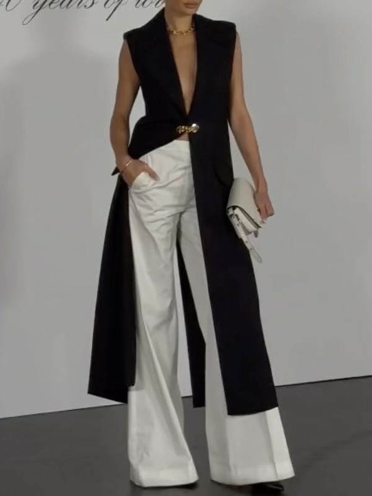 Gilet Blazer Lungo Senza Manic - Women'S Fashion Trends 2026 Spring Summer recensione e prezzo